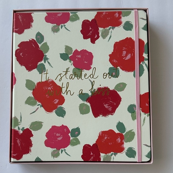 NEW! Kate Spade It Started Out With A Kiss Bridal Wedding Planner Rose - Picture 1 of 16